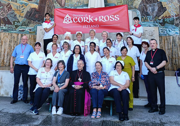 Helpers from the diocese of Cork + Ross at Lourdes