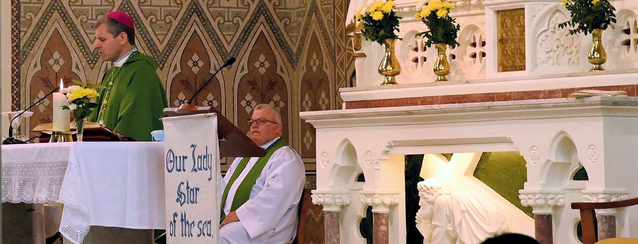 Bishop Fintan reminded us that Jesus calls us to forgive countless times
